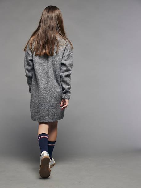 Knitted Dress, JONEN anthracite - vertbaudet enfant 