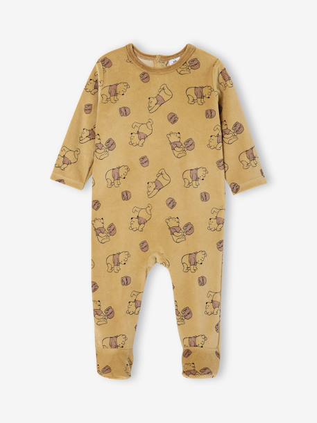 Pack of 2 Velour Sleepsuits, Winnie the Poo by Disney® cappuccino - vertbaudet enfant 