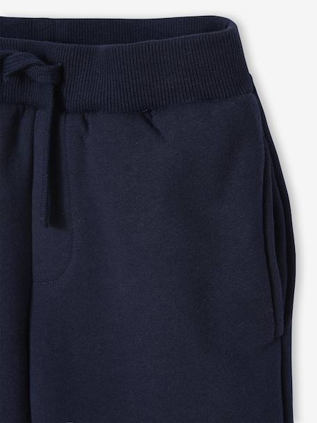 Pantalon jogging en molleton doublé sherpa garçon marine - vertbaudet enfant 