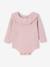 Ensemble naissance barboteuse en tricot et collants mauve - vertbaudet enfant 