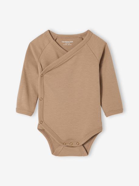 Pack of 5 Bodysuits with Cutaway Shoulders for Newborns hazel - vertbaudet enfant 