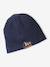 Boy's beanie + snood set 'Nature' navy blue - vertbaudet enfant 