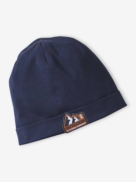 Ensemble garçon bonnet + snood « Nature » marine - vertbaudet enfant 