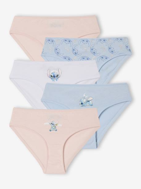 Lot de 5 culottes Disney Lilo & Stitch fille bleu ciel - vertbaudet enfant 