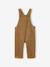 Velvet dungaree set + T-shirt for babies caramel - vertbaudet enfant 