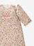 Customisable baby sleeping bag with detachable sleeves FLORA printed white - vertbaudet enfant 