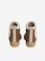 Girls' faux fur lined synthetic boots camel - vertbaudet enfant 