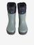 Lined Rubber Wellies for Children sage green - vertbaudet enfant 