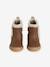 Girls' faux fur lined synthetic boots camel - vertbaudet enfant 