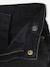Wide-Leg Jeans with Turn-Ups for Girls black denim - vertbaudet enfant 