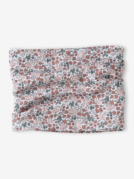 Floral Print Snood with Fleece Lining for Girls printed pink - vertbaudet enfant 