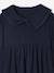 Fancy collared knitted dress for girls blush+navy blue - vertbaudet enfant 