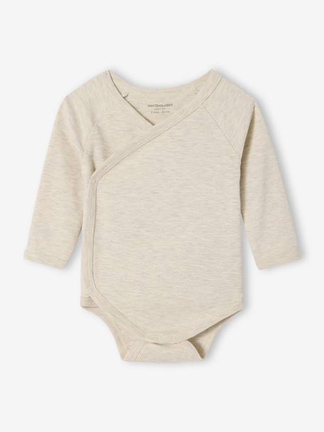 Pack of 5 Bodysuits with Cutaway Shoulders for Newborns hazel - vertbaudet enfant 