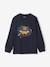 Printed Long-Sleeved T-Shirt for Boys navy blue - vertbaudet enfant 
