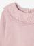 Ensemble naissance barboteuse en tricot et collants mauve - vertbaudet enfant 
