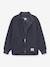 Teddy fleece jacket with zip for children MATCEDRIC MINI A TURE cinnamon+deep blue+ecru+green+soft lilac - vertbaudet enfant 