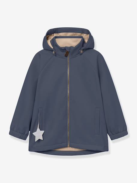 Veste softshell enfant MATADEN MINI A TURE bleu foncé+kaki - vertbaudet enfant 