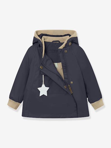 MATWAIO all-season jacket for children MINI A TURE deep blue+green+old rose - vertbaudet enfant 