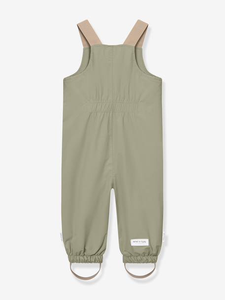 MATWALENTAYO children's rain dungarees MINI A TURE all year round deep blue+green+old rose - vertbaudet enfant 