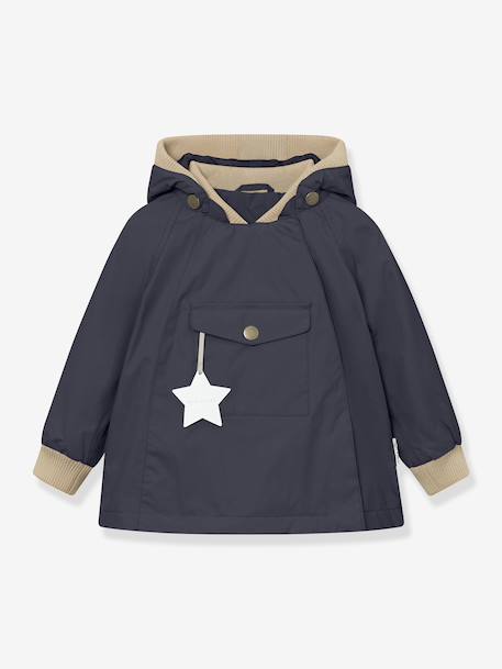 MATWAIO all-season jacket for children MINI A TURE deep blue+green+old rose - vertbaudet enfant 