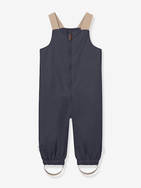 MATWALENTAYO children's rain dungarees MINI A TURE all year round deep blue+green+old rose - vertbaudet enfant 