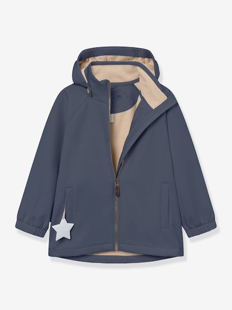MATADEN MINI A TURE softshell jacket for children deep blue+khaki - vertbaudet enfant 