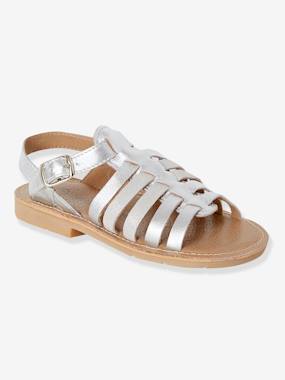 Shoes-Leather Sandals for Girls