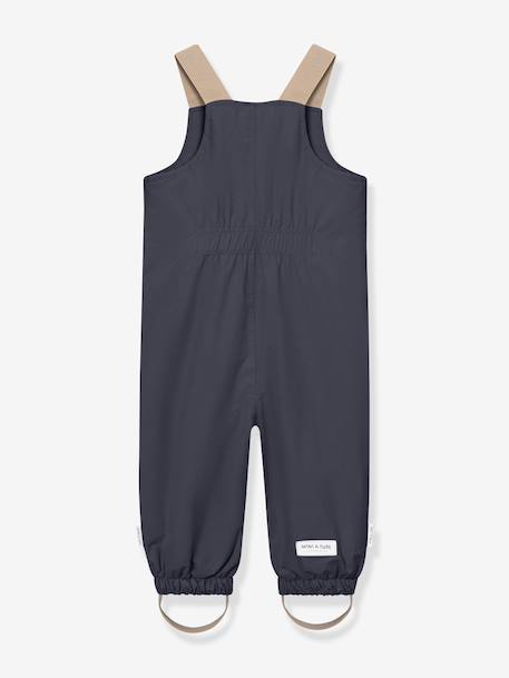 MATWALENTAYO children's rain dungarees MINI A TURE all year round deep blue+green+old rose - vertbaudet enfant 
