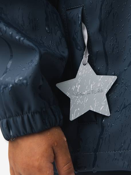 Children's rain jacket and trouser set MATREINAR MINI A TURE deep blue+green - vertbaudet enfant 
