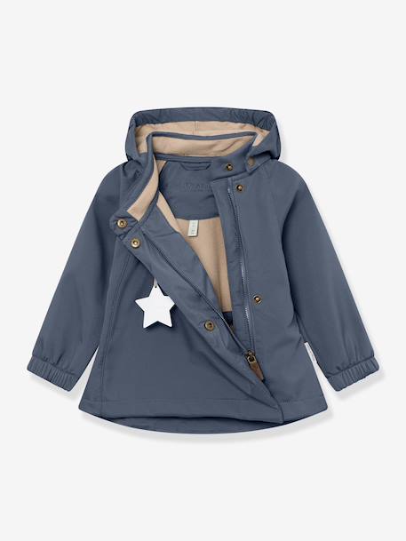 MATWAI MINI A TURE children's transition jacket deep blue+mint green - vertbaudet enfant 