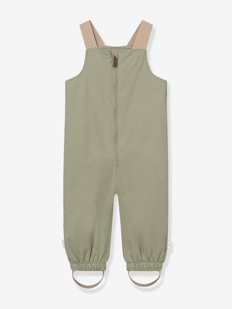 MATWALENTAYO children's rain dungarees MINI A TURE all year round deep blue+green+old rose - vertbaudet enfant 
