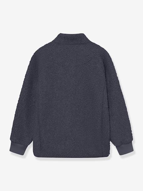 Veste en polaire Teddy avec fermeture éclair enfants MATCEDRIC MINI A TURE bleu foncé+cannelle+écru+lilas poudré+vert - vertbaudet enfant 