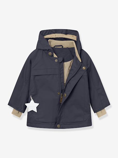 MATWALDO boy's all-season jacket MINI A TURE deep blue+green - vertbaudet enfant 