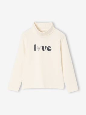 Fille-Lot de 3 T-shirts col roulé fille