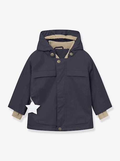 MATWALDO boy's all-season jacket MINI A TURE deep blue+green - vertbaudet enfant 