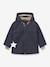MATWALDO boy's all-season jacket MINI A TURE deep blue+green - vertbaudet enfant 