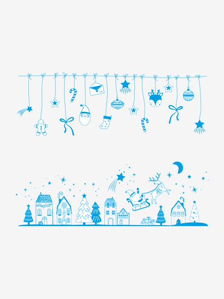 Christmas Village window cling white - vertbaudet enfant 