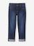 Jean garçon droit à revers denim brut+stone - vertbaudet enfant 