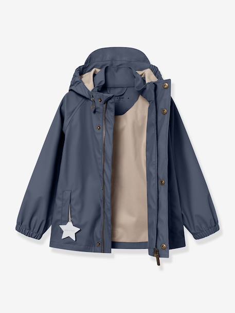 Children's rain jacket and trouser set MATREINAR MINI A TURE deep blue+green - vertbaudet enfant 