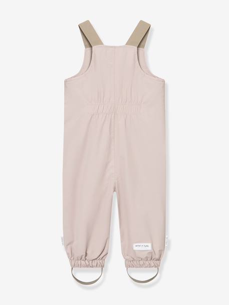 MATWALENTAYO children's rain dungarees MINI A TURE all year round deep blue+green+old rose - vertbaudet enfant 