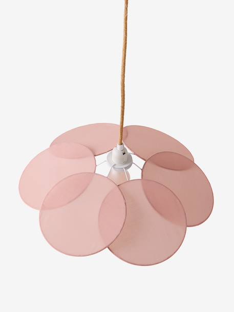 Abat-jour pour suspension en tissu Pétales rose pâle - vertbaudet enfant 