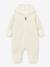 Pramsuit in teddy fleece MATADEL for babies by MINI A TURE ecru - vertbaudet enfant 