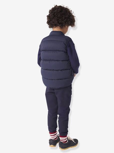 PETIT BATEAU reversible two-tone sleeveless lightweight jacket for children navy blue - vertbaudet enfant 