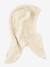 Teddy fleece beanie scarf for children MINI A TURE ecru - vertbaudet enfant 
