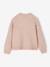 Girl's fancy cardigan with velvet bow anthracite+rosy - vertbaudet enfant 