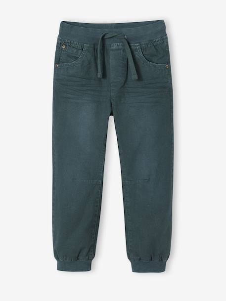 Pantalon Habillé Brooks Brothers Enfant Garçon - Taille 4/4T, Kaki 100% Coton | Occasion Très Bon état