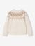 Pull fille jacquard détails brillants vanille - vertbaudet enfant 