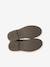 Boots enfant fille cuir zippées lot beige+noir+taupe - vertbaudet enfant 