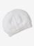 Ensemble naissance bonnet, moufles et chaussons et son pochon personnalisable beige chiné+blanc - vertbaudet enfant 