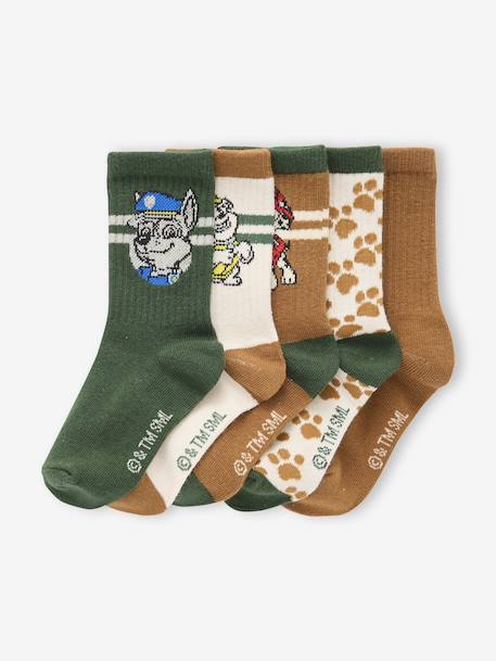 Pack of 5 pairs of PAT PATROUILLE® ankle socks camel - vertbaudet enfant 